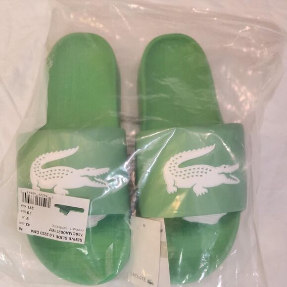 Lacoste Men\'s Green Slides main image 6
